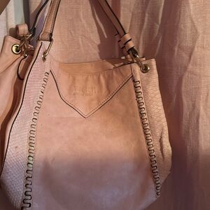 Large Baby Pink Gucci Shoulder Bag